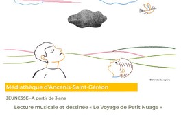 Lecture musicale et dessinée : Le voyage de petit nuage - Ancenis-Saint-Géréon